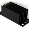 Radiator 58.4 x 22.9 x 19.7mm Przetwornik DC/DC 1/8 Brick