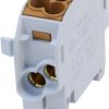 Blok rozdzielczy - odgałęźny Cu SCB 25 (80110) SIMBLOCK brązowy 81503015