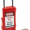 Blokada Kłódki zabezpieczające RS PRO rozmiar mocowania 41mm Czerwony długość pałąka: 41mm zamki: 1