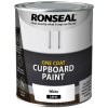 Ronseal 37489 One Coat Cupboard Paint White Satin 750ml