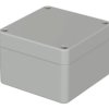 PC enclosure, (L x W x H) 82 x 80 x 55 mm, light gray (RAL 7035), IP66, 02210000