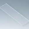 Front plate, PC, (W x H) 155 x 42 mm, transparent, B6806200