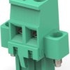 PCB terminal, 2 pole, pitch 5.08 mm, AWG 30-12, 15 A, cage clamp, green, 796863-2