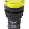 Kontrolka AD16-22DS/Y-12VAC/DC;22mm ;źółta;podśw.LED 12V;IP40;ONPOW