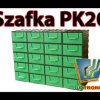 PK20 Szafka z tworzywa sztucznego (polipropylen) zawierająca 20 kolorowych szufladek