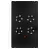 Panel 4X Wentylator Rack 19 Do Szaf 600X1000 Podsufitowy Czarny Neku Flr Green