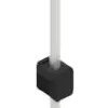 Pin header, 1 pole, pitch 2.54 mm, straight, black, 10046444