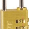 Kłódka Kasp K11030D, z zamkiem szyfrowym, 32 mm, złotożółty
