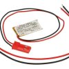 Akumulator; Li-Po; LP301020; 3,7V; 40mAh; Zabezpieczenie PCM; konektor+ gniazdo 2,54*2piny; AKYGA; RoHS
