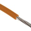 Przewód jednożyłowy linkowy, Przewód instalacyjny, 0,13 mm², 7/0,16 mm, 26 AWG, PVC, 300 V, Pomarańczowy, dł. 100m, RS