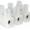 Lustre terminal, 3 pole, 0.5-9.0 mm², natural, screw connection, 24 A, 500/ 3 35