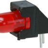 Signal light, red, 80 mcd, pitch 2.54 mm, LED number: 1, 2350.2031