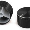 Gałka potencjometru GCL20S CZARNA 20mm oś ścięta