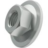 Combination nut, M8, W SW13, H 9.7 mm, outer Ø 13 mm, steel, galvanized, 002.09.118