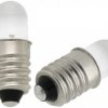 LAMPA LED E10 CZERWONA