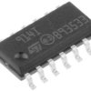 Wzmacniacz operacyjny STMicroelectronics Powierzchnia 4 SOIC 1 MHz 16V 14-pinowy