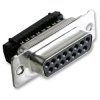 MH MH10576 D-SUB Receptacle 180° 15 Pins Cut & Clip 1pc