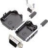 encitech 6355-0011-01 Zestaw listew męskich D-Sub DPPK09-BK-HDP15-K, rzędy: 3, styki: 15, 180 °, 1 zest.