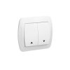 Wyłącznik AKORD AZ1/11 Żaluzja roleta Biały KONTAKT (elektr.)
