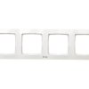 KARO Ramka poczwórna do łączników IP44 biała RH-4S/00