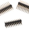 Pin header, 8 pole, pitch 2 mm, angled, black, 621308284521