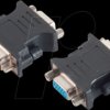BS77416-1 adapter DVI-A-plug 12+5 Single-Link < VGA-bush