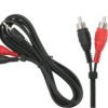 kabel mały jack 3,5mm - 2x RCA (cinch) 1,8m
