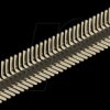 66691 Pin header 40 pin, pitch 1.27 mm, 1-row, angled, 5 pieces