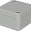 ABS enclosure, (L x W x H) 52 x 50 x 35 mm, light gray (RAL 7035), IP65, 03205000