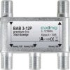 Axing BAB 3-12P Zwrotnica sygnału telewizji kablowej 3-drożny 5 - 1218 MHz