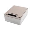 Puszka podłogowa ze stali nierdzewnej szczotkowana max 2x4 mod 95x244x198mm PP8M-B