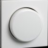 267014 Central plate with Rotary Knob for JOY Dimmer, Pure White