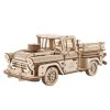 Pickup Drwala - Lumberjack - model mechaniczny do składania - fornir - 460 elementów - Ugearsmodels