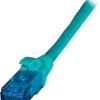 Patch cable, RJ45 plug, straight to RJ45 plug, straight, Cat 6A, U/UTP, LSZH, 10 m, green, IPK-6A-U-HFR-GN-1000