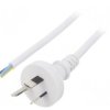 S27-3/10/3WH Kabel: 3x1mm2, AS/NZS 3112 (I) wtyk, 3m, 10A