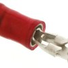 TE Connectivity Konektor płaski PIDG FASTON .110 Żeńskie Czerwony 2.79 x 0.51 mm długość 0.8cal Izolacja: Izolowane Cyna