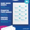 L4727-20 Badge insert, printable, 54 x 90 mm, 200 pieces