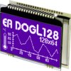 Graphic display, 128 x 64 character, STN, viewing area: 64 x 35.5 mm, EA DOGL128B-6