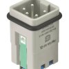 Wkładka złącza dużej mocy 4-pinowe HARTING 10A Męski Quick Lock Proste