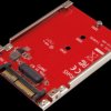 U2M2E125 M.2 to U.2 SFF-8639 Host Adapter