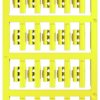 PA cable maker, inscribable, (W x H) 21 x 5.8 mm, max. bundle Ø 2.5 mm, yellow, 1813210000