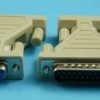 ADAPTOR DB-9F/DB-25M GENDER CHANGER