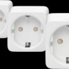 929003050602 Switchable socket outlet, Bluetooth, Zigbee, 3 pieces