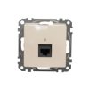 SEDNA DESIGN & ELEMENTS Gniazdo komputerowe RJ45 kat.6 UTP beżowy SDD112461 SCHNEIDER ELECTRIC