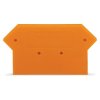WAGO 284-316 2.5mm End and Intermediate Plate Grey