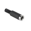 GNIAZDO DC 2.1/5.5 NA KABEL LUTOWANE