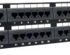 TrendNet TC-P48C6 Patch panel CAT 6 czarny