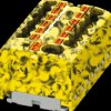 1046971 PTFIX distributor block, 4/12x1.5, yellow-black