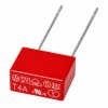 T4A bezpiecznik 4A 250V kwadratowy 392 zwłoczny PCB THT 8.5×8×4 kubkowy