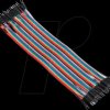 AC044 Developer boards - Jumper cable, 40 poles, m/m, 15 cm